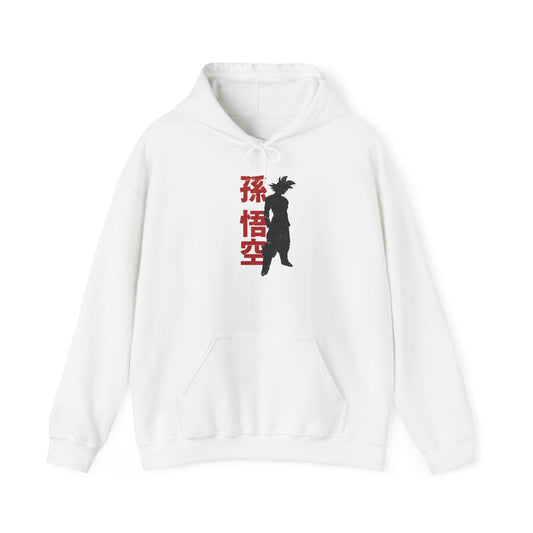 White Hoodie with Goku Design🤟