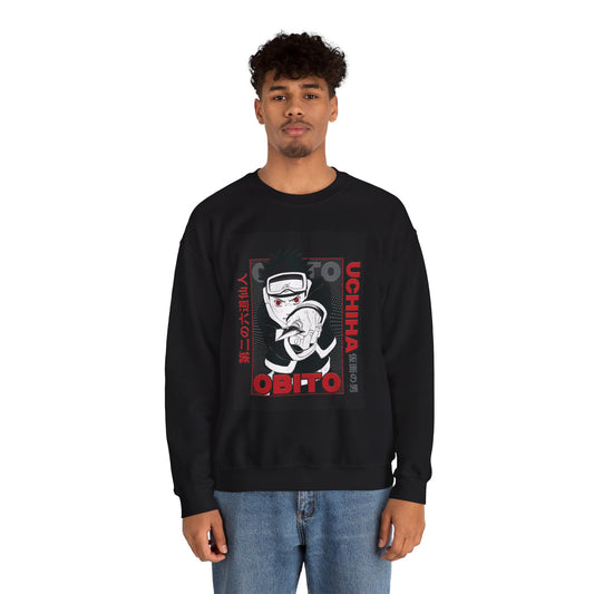 Unisex Crewneck Sweatshirt with Obito Design😤